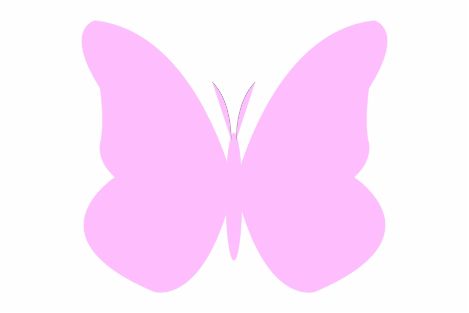 Simple Butterfly Clip Art Free PNG Images