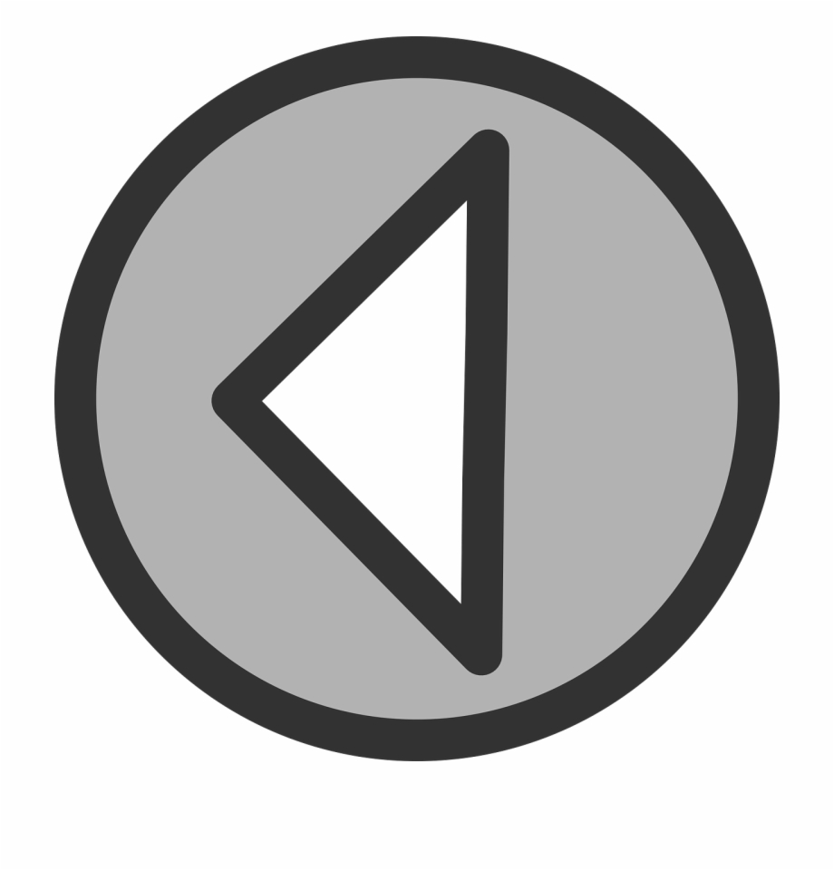 Arrow Left Circle Player Button Png Image