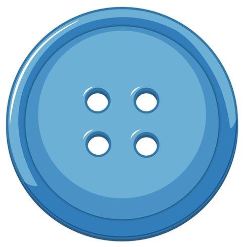 Blue button on white background