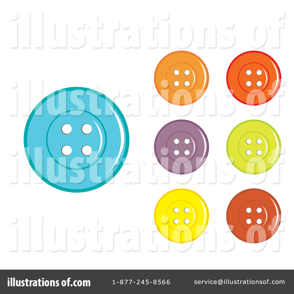 button clipart illustration