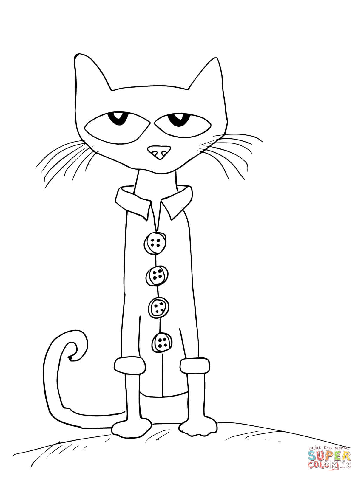 Pete The Cat Free Clipart