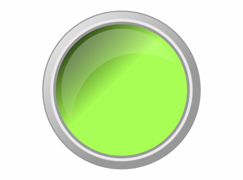 Glossy Green Push Button Svg Clip Arts