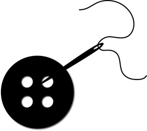 Sewing button clipart.