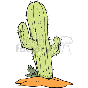 Cartoon cactus clipart
