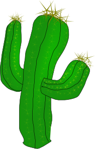 Saguaro cactus clip.