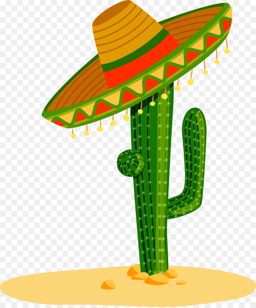 cactus clipart free sombrero