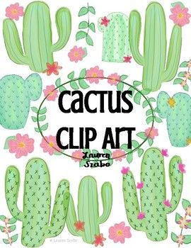 FREEBIE Watercolor Cactus Clip Art