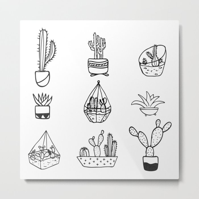 Cactus clipart minimalist.