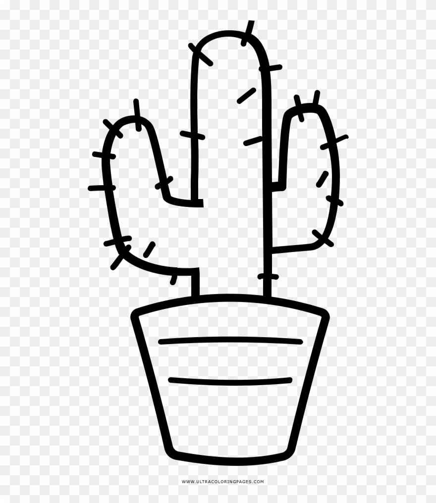 Survival Cactus Coloring Page Printable In Sweet And