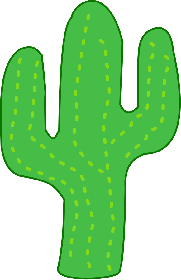 Cactus clipart vector.