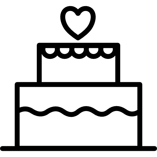 Wedding Cake Clipart Black And White