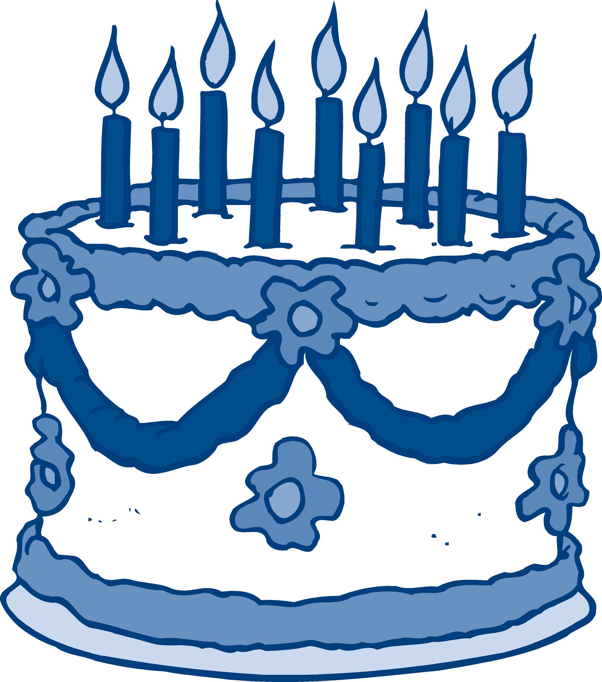 Blue birthday cake clip art birthdaycake clipart