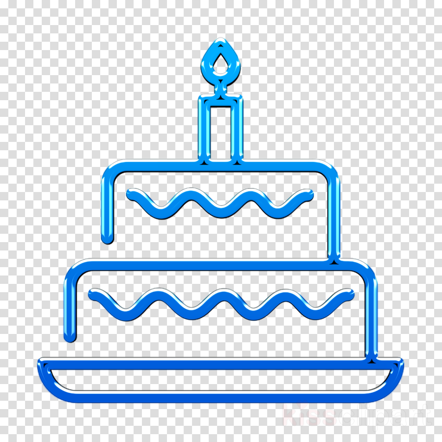 Birthday cake icon.