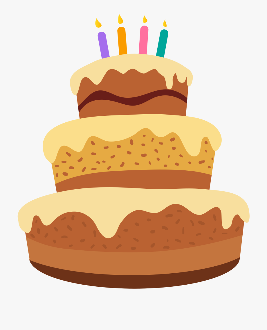 Happy Birthday Cartoon Images Beautiful Cake Clipart