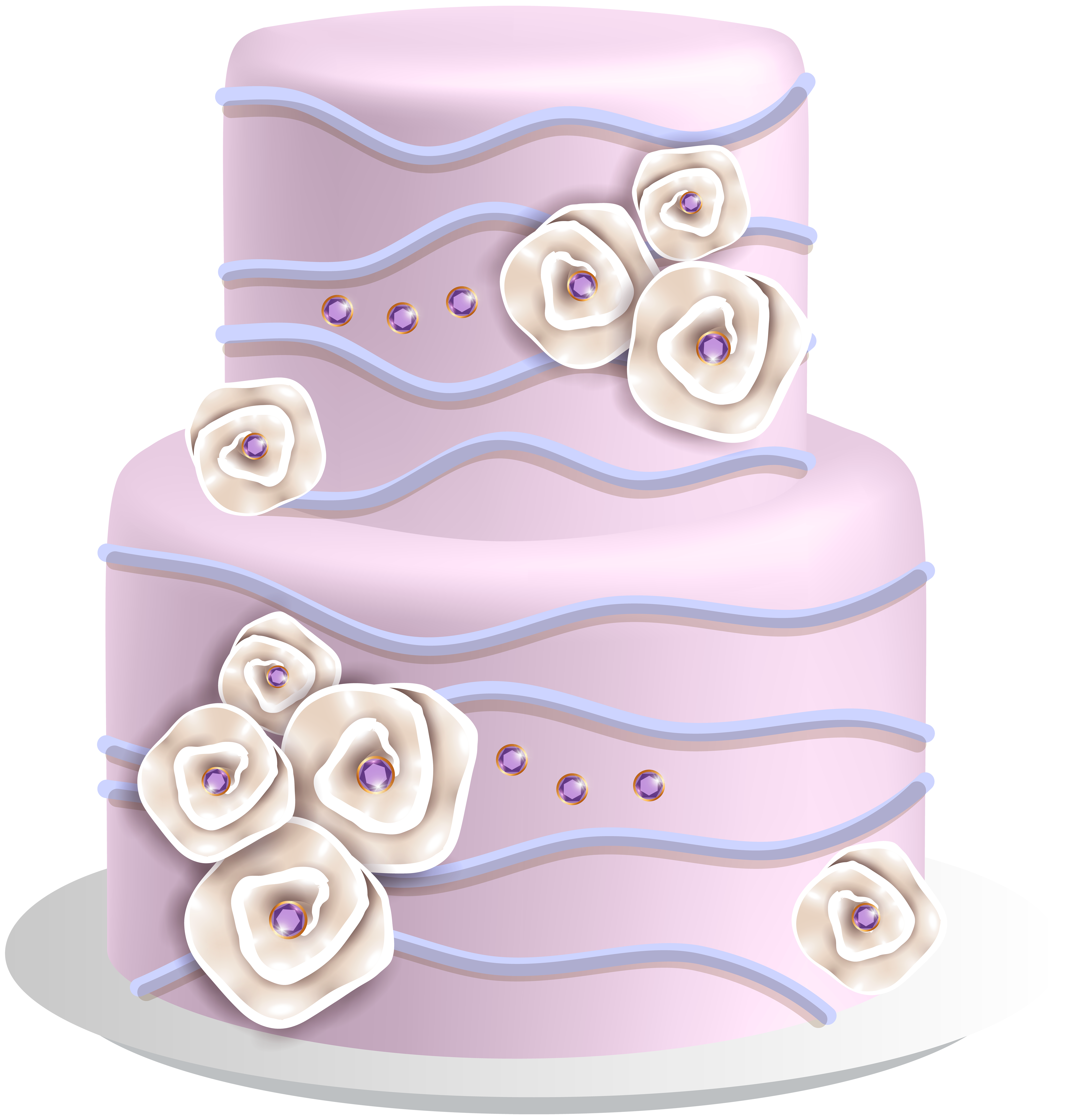 Elegant Cake PNG Clip Art Image
