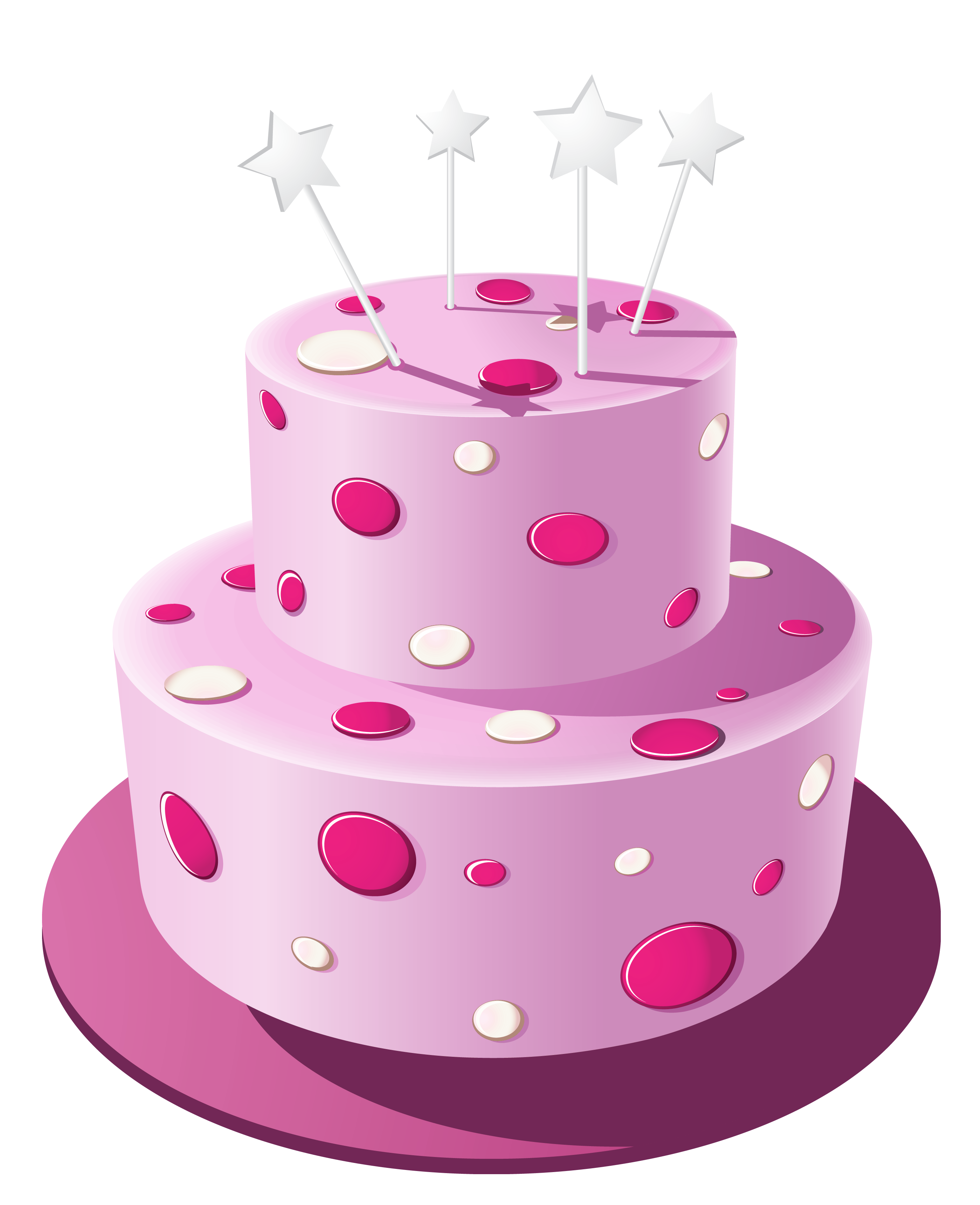 Pink Cake PNG Clipart Image