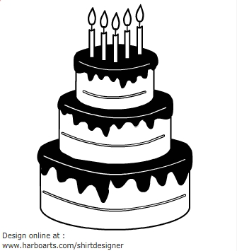 Cake clipart silhouette, Cake silhouette Transparent FREE