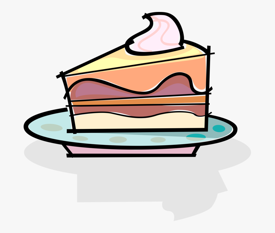 Slice dessert cake.