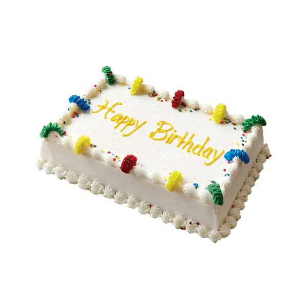 Square Clipart birthday cake