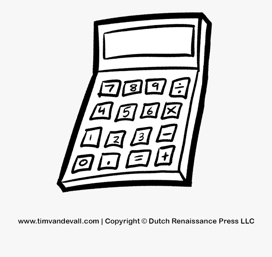 Calculator Clipart Free Cliparts Images On Transparent