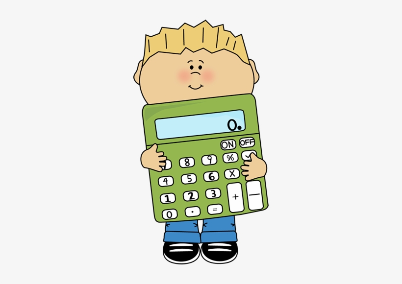 Calculator clipart child.