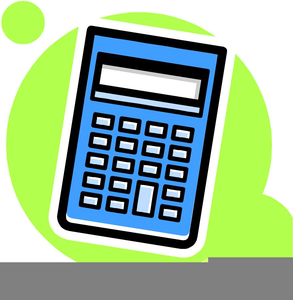 Graphing calculator clipart.