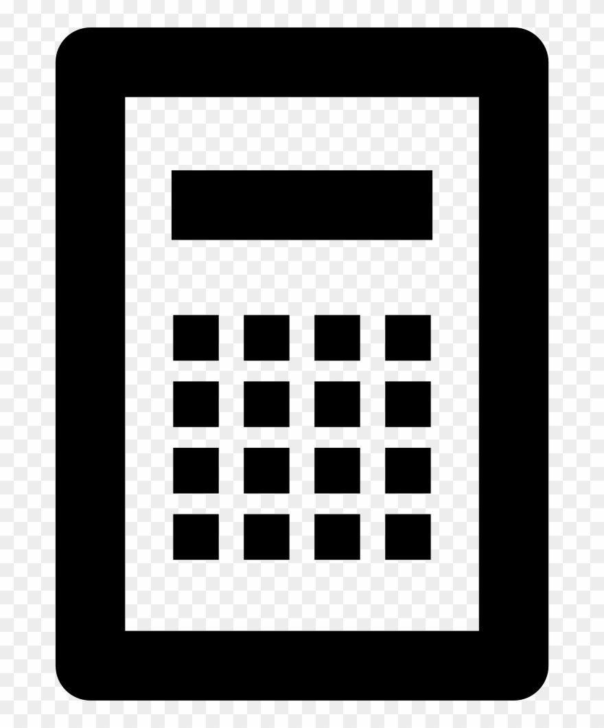 calculator clipart icon