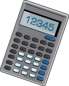 calculator clipart school