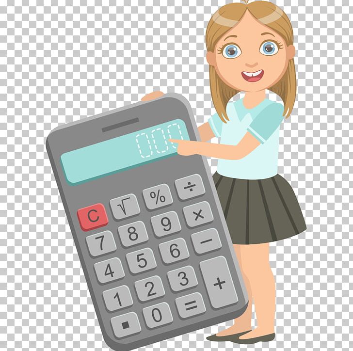 calculator clipart student