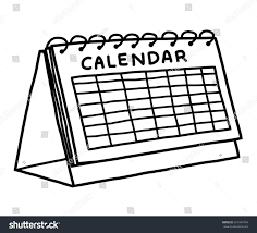 Image result for calendar clipart black and white