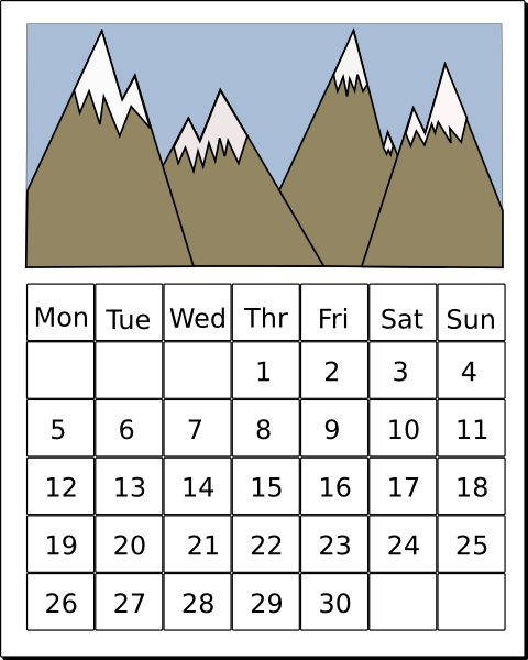 Free Calendar Weekly Cliparts, Download Free Clip Art, Free