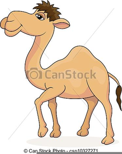 Baby camel clipart.