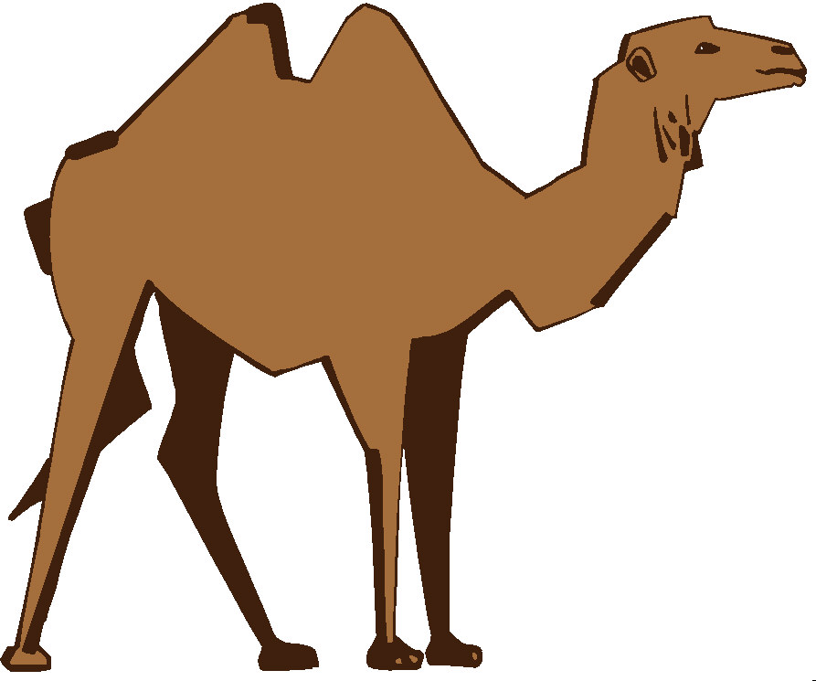 Camel graphics and animated s clip art image