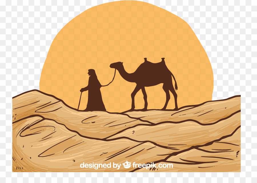 Desert drawing with.