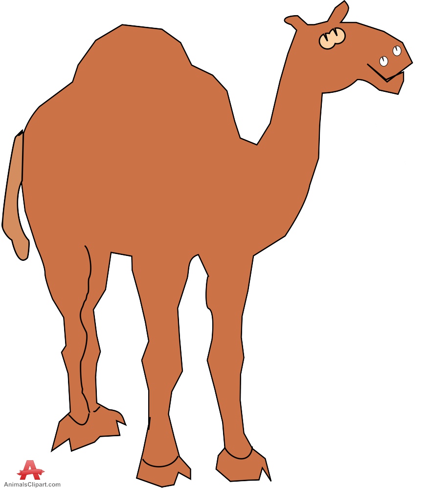 Simple camel clipart.