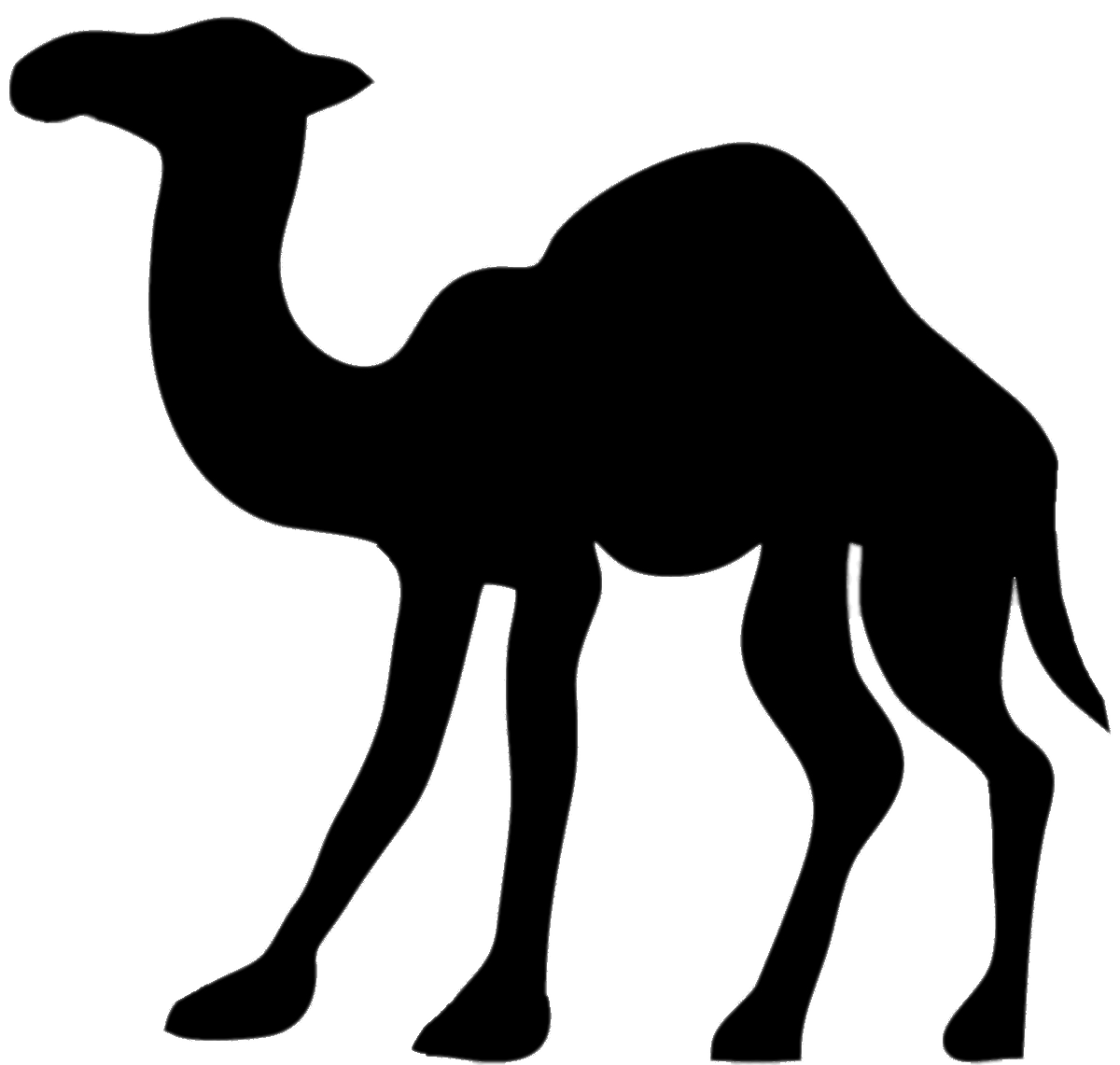 Camel silhouette clip.