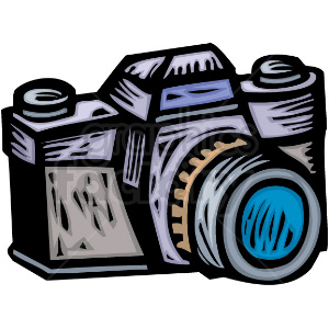 A Professional Photographers Camera clipart