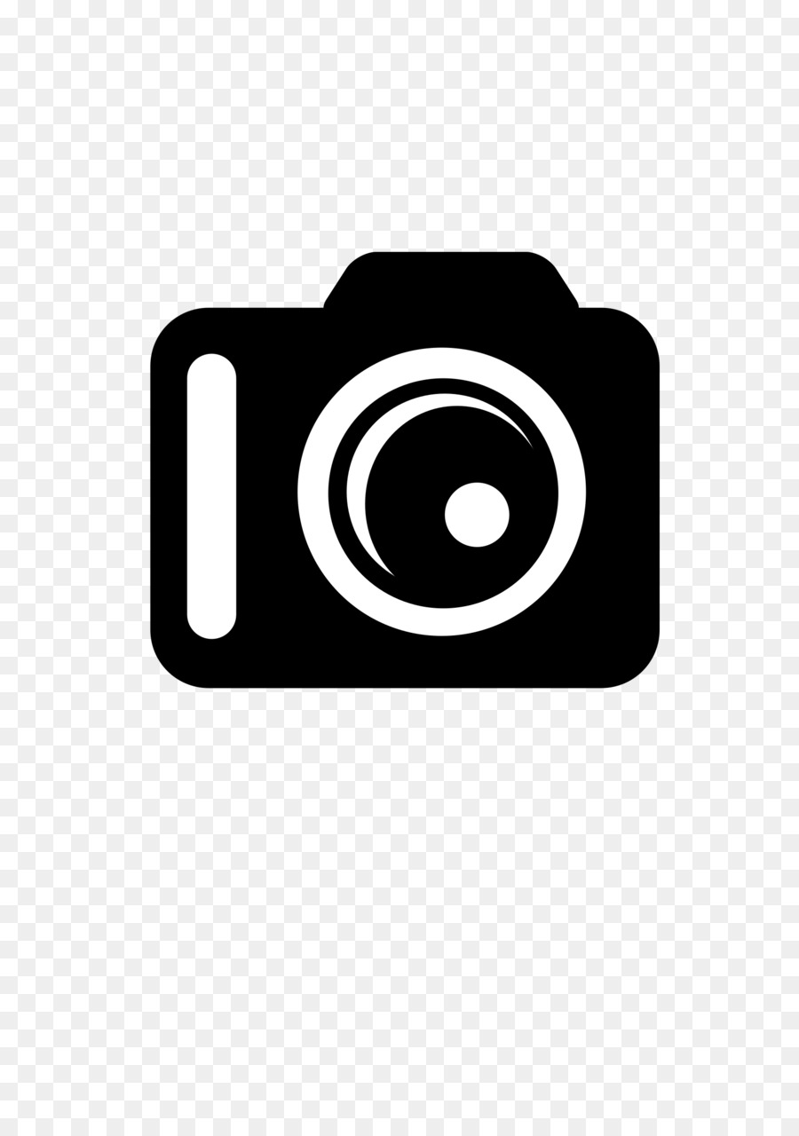 Camera lens logo.