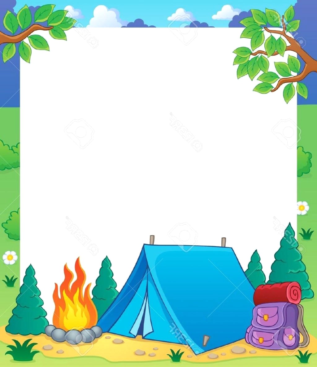 Camping clipart border clipart images gallery for free