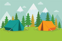 Campground cartoon clipart images gallery for free download