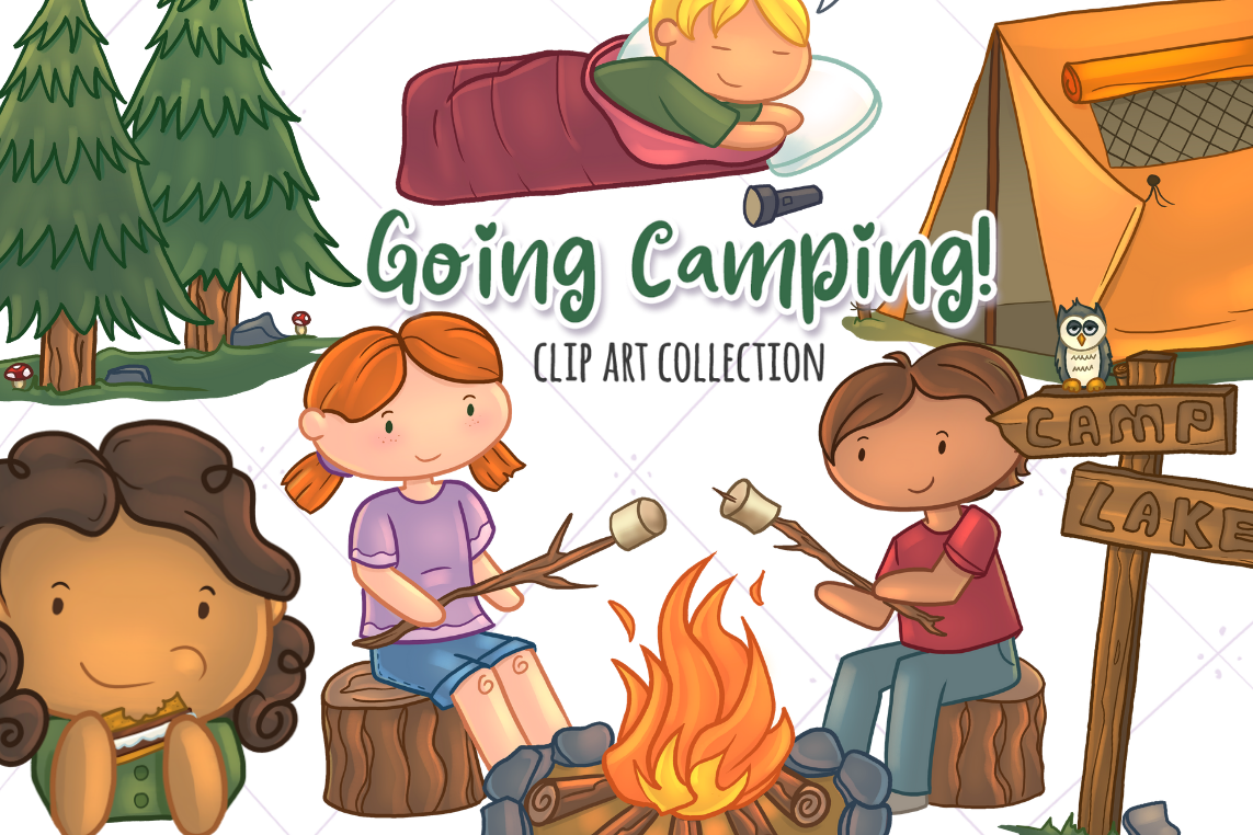 Going Camping Clip Art Collection