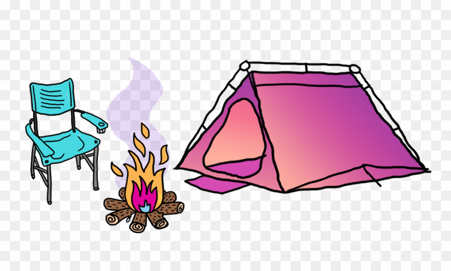Cartoon png campsite.