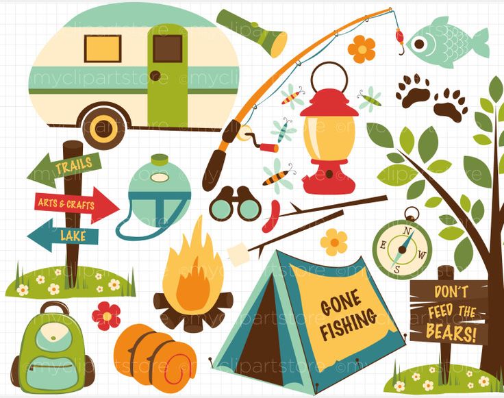 Free Vintage Camping Cliparts, Download Free Clip Art, Free