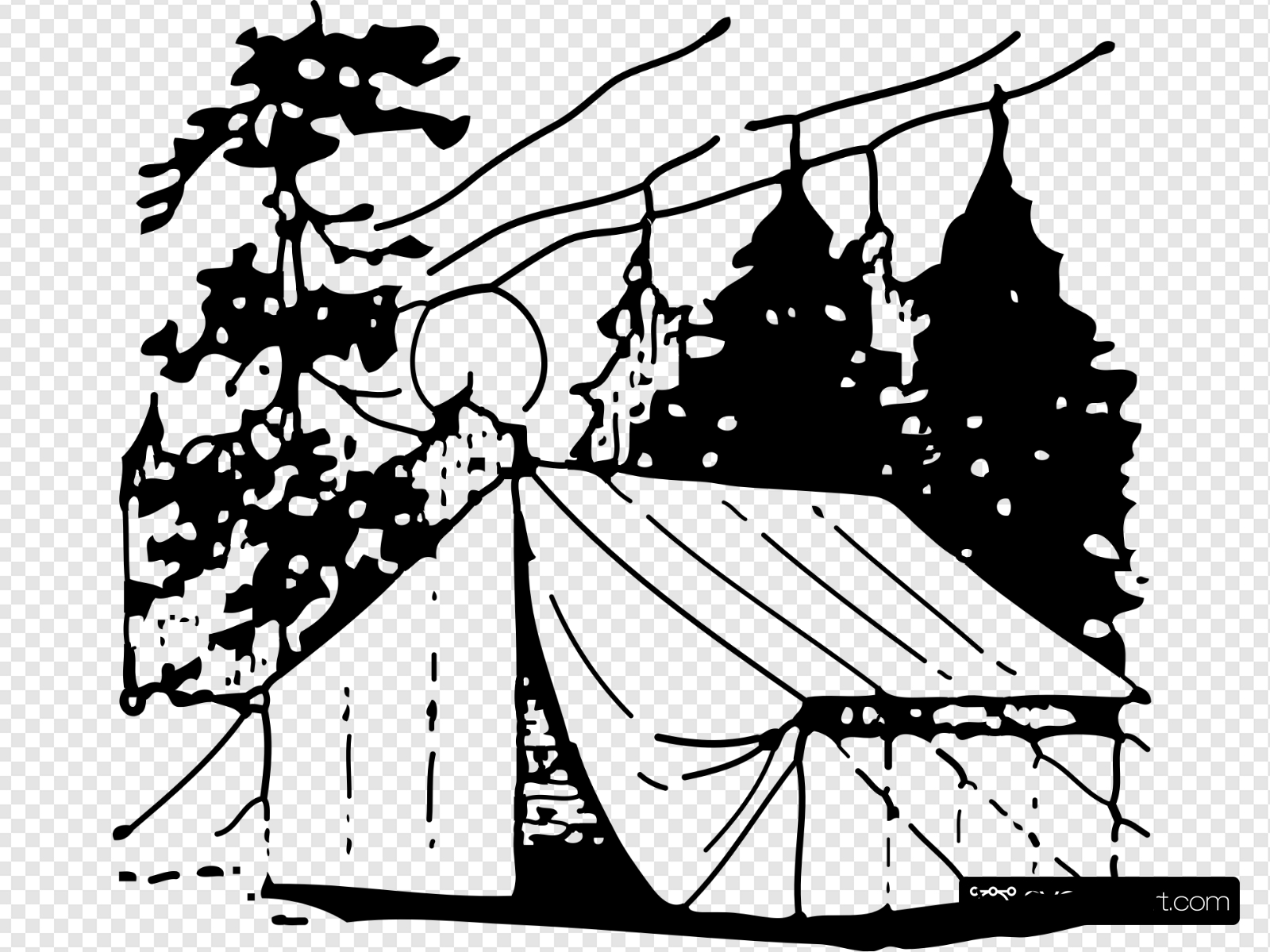 camping clipart svg