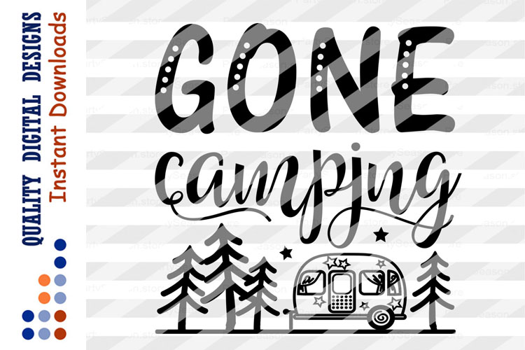 Gone camping svg.