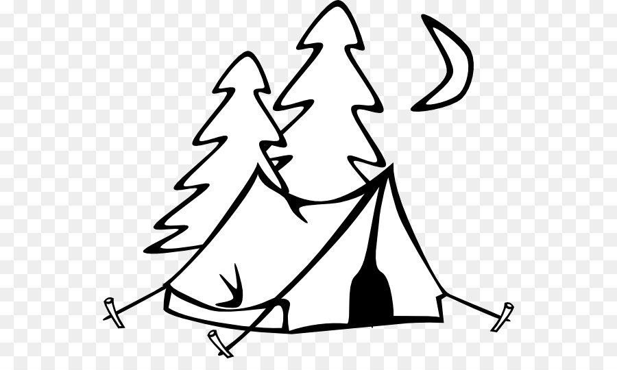 Camping clipart line.