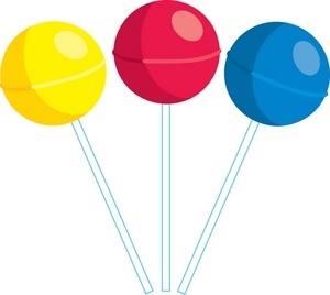 Candy clipart image multi colored suckers image