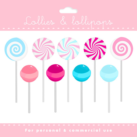 Sweets clipart lollipops.