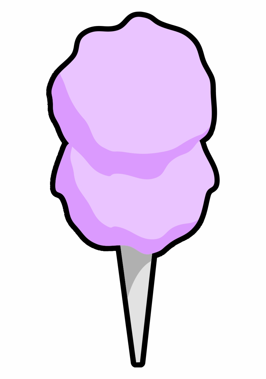 Cotton Candy Clipart Purple Pencil And In Color Cotton