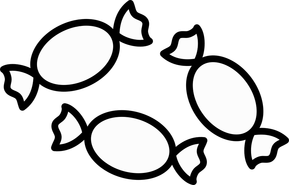 Candy Clipart Black And White Candy Clip